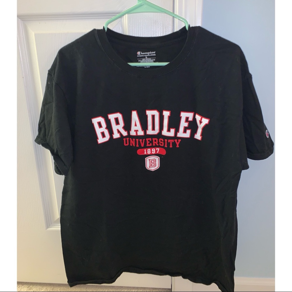 Champion Bradley University Black Tee